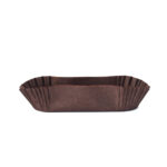 BROWN OVAL CUPS 40x105mm, h25mm, 3553