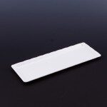 Tavă din policarbonat White 10 x 30 cm, 25004