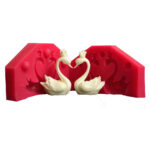 3D Swan, Silicone mold, 32706
