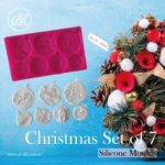 SİLİCONE MOULD - CHRISTMAS SET OF 7 Balls, 33363