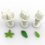 Leaves Mini Plunger 3 pcs, M-RP10437