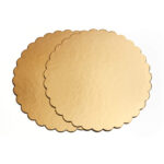 Gold/Gold wawy disk d32 cm, 6417