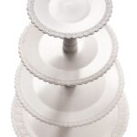 CAKESTAND WHITE 4 LEVELS, 077