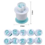 CUTTERS - NUMBERS PLUNGER SET OF 10, 3222