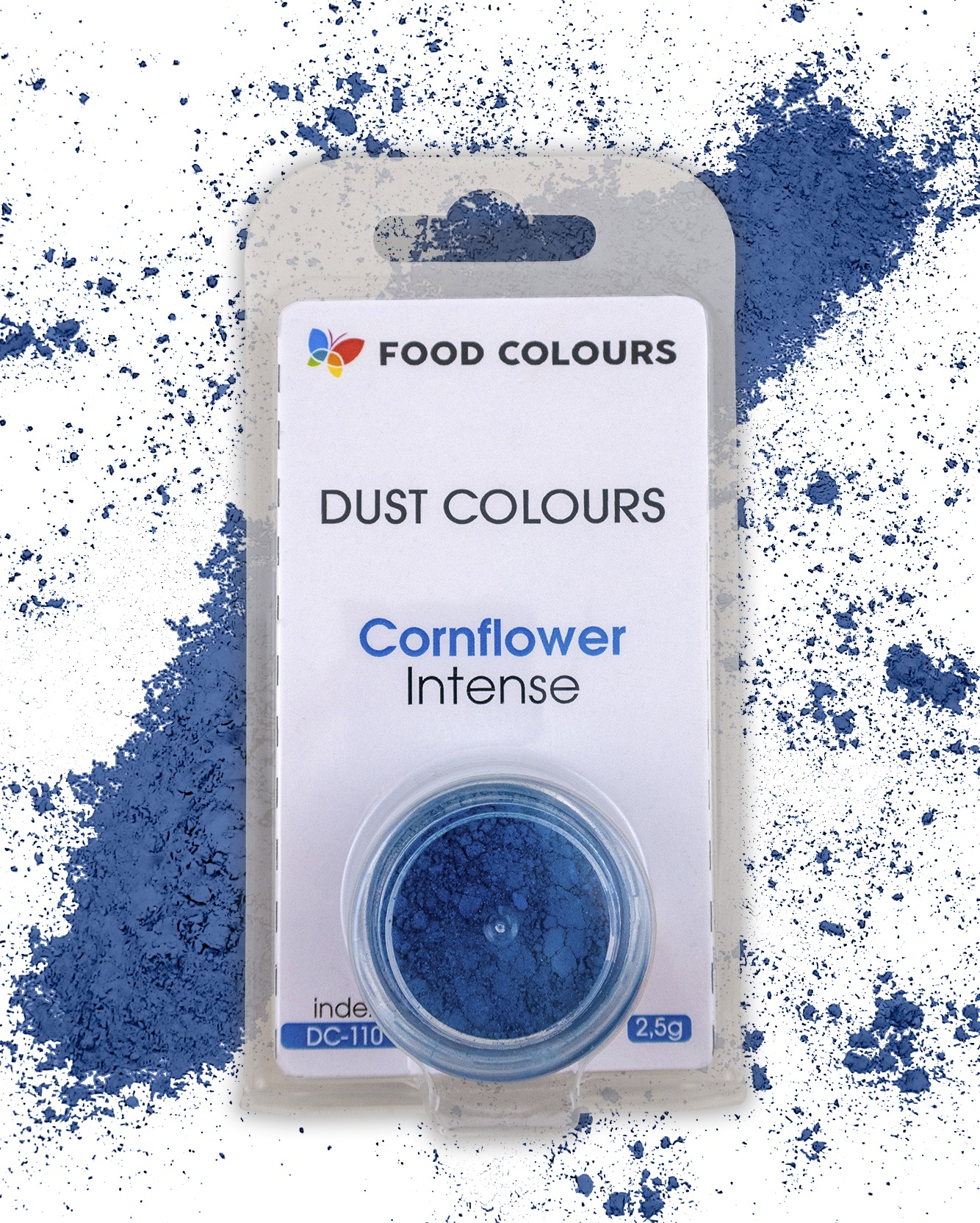 Dust Colour Cornflower (Intense Blue) 2,5 gr, DC-110