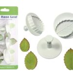 FOLIAGE PLUNGER CUTTERS - VEINED ROSE LEAF SET OF 3, RL530