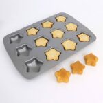 NON STICK - 12 CUP MINI STAR PAN 37.3 x 26.1 mm, CSB121