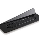 BLACK TRAY - RECTANGLE 140x40 mm S, 52.022
