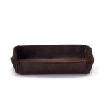 BROWN RECTANGULAR CUPS 40x105mm, h30mm, 3903