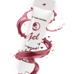 Gel colour in tube Burgundy 30 gr, T-037