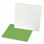 White/Green Tray 30x30 cm