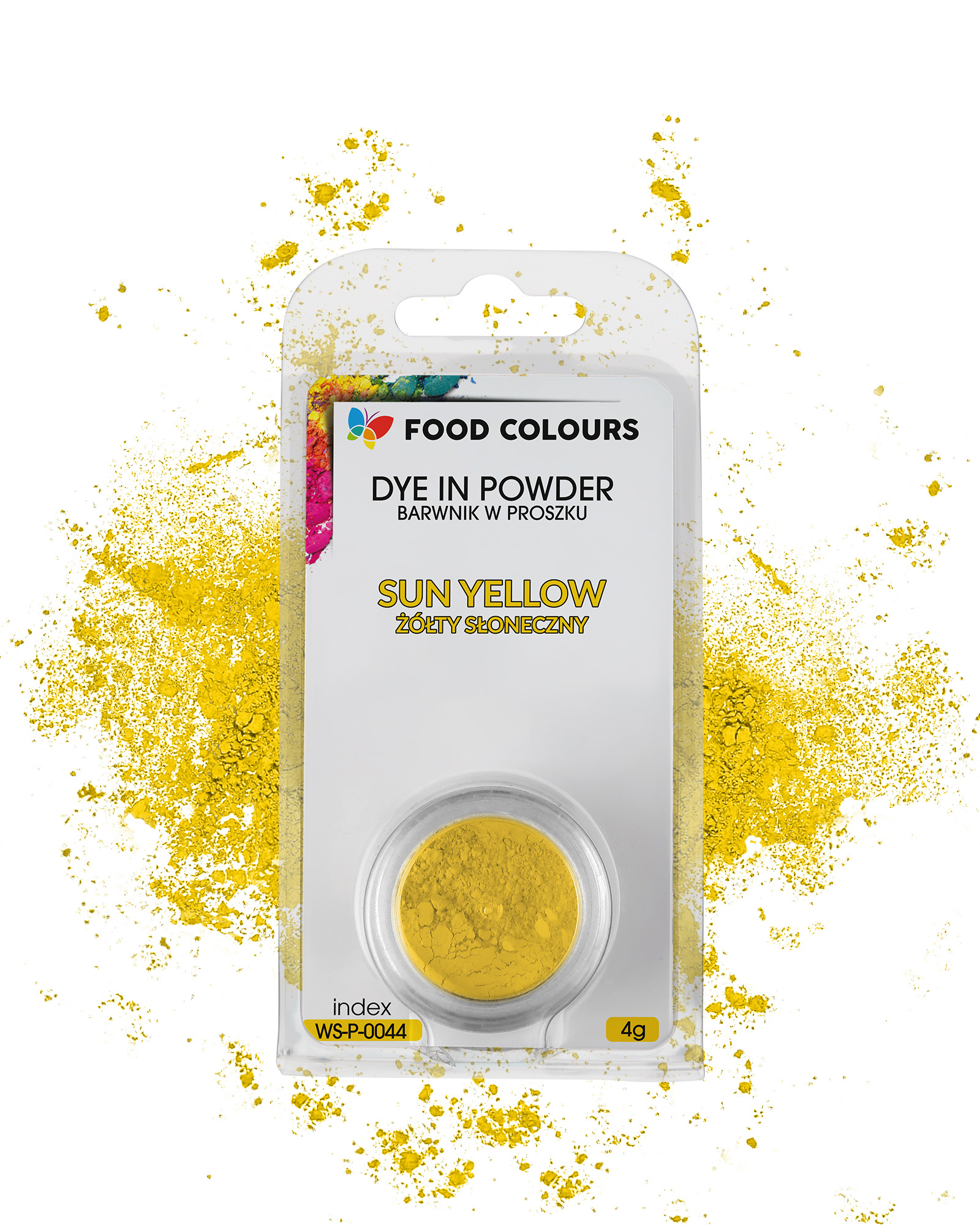 Pudră color Yellow Sun 4 gr, WS-P-0044